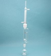 Soxhlet Extraction Apparatus with Coiled Condenser