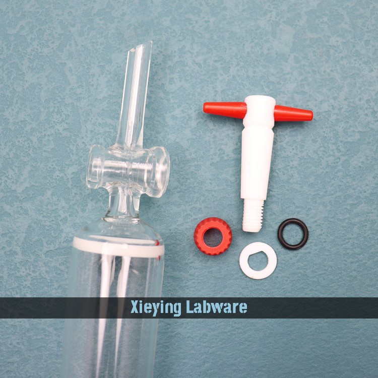 Clear Glass Chromatography Column
