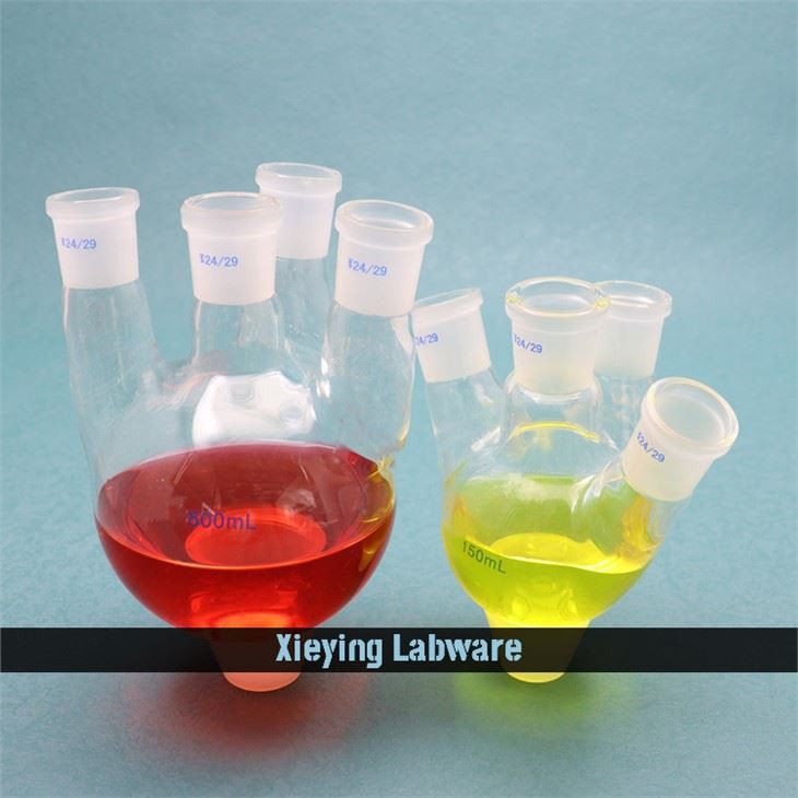 4 Neck Glass Boiling Flask