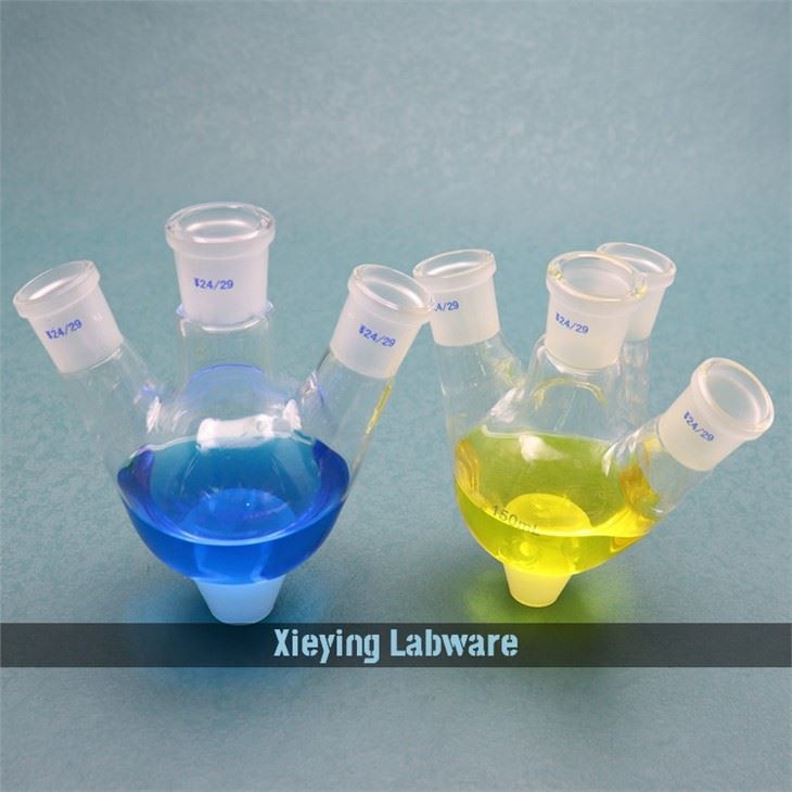 Clear Glass Round Bottom Flask