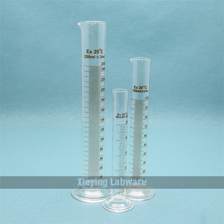 Chemistry Laboratory Glass Measuring Cylinder