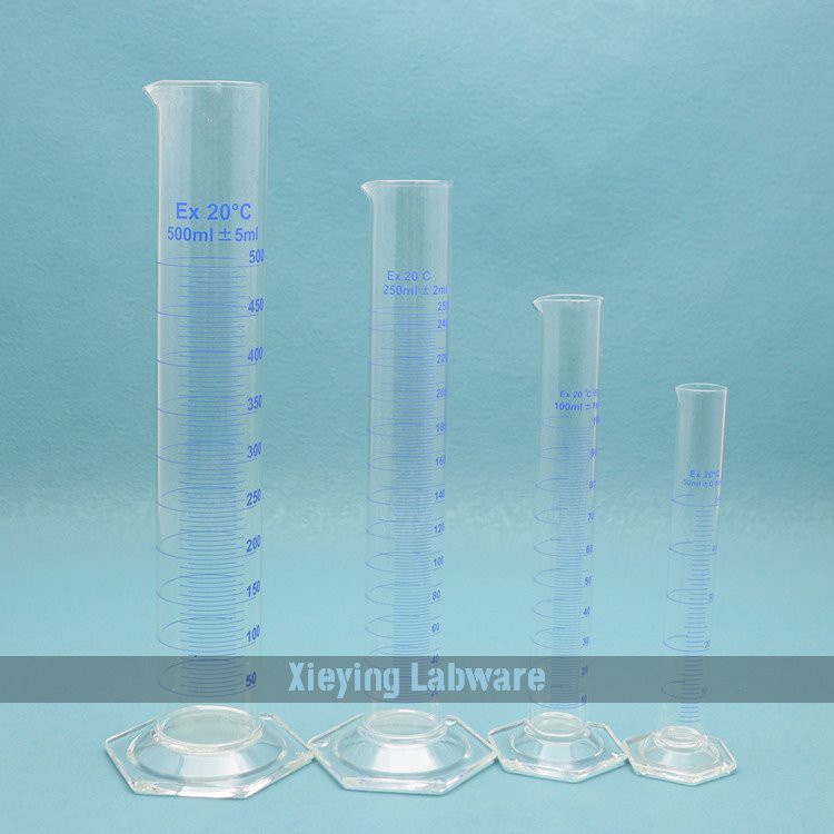 Measuring Cylinder with Hexagonal Base